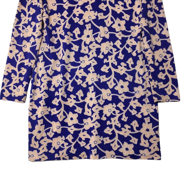 Diane Von Furstenburg Reina 100% Silk Long sleeve Mini Dress Burma Rose Size 10 - Picture 8 of 16